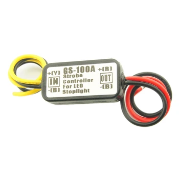 

GS-100A Car Led Brake Stop Light Strobe Flash Flashing Controller Box Module