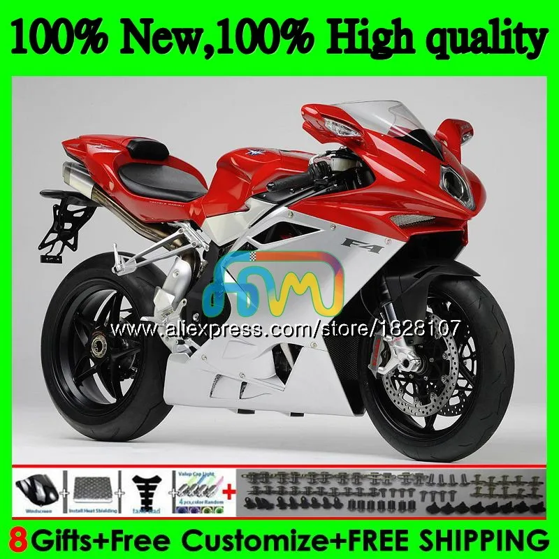 Тюнинг-пакет для MV Agusta F4 R312 750S 1000 R 750 1000CC Красный Белый Топ 05 06 68BS. 35 1000R 312 1078 1+ 1 мА мВ F4 2005 2006 обтекатели - Цвет: No. 1