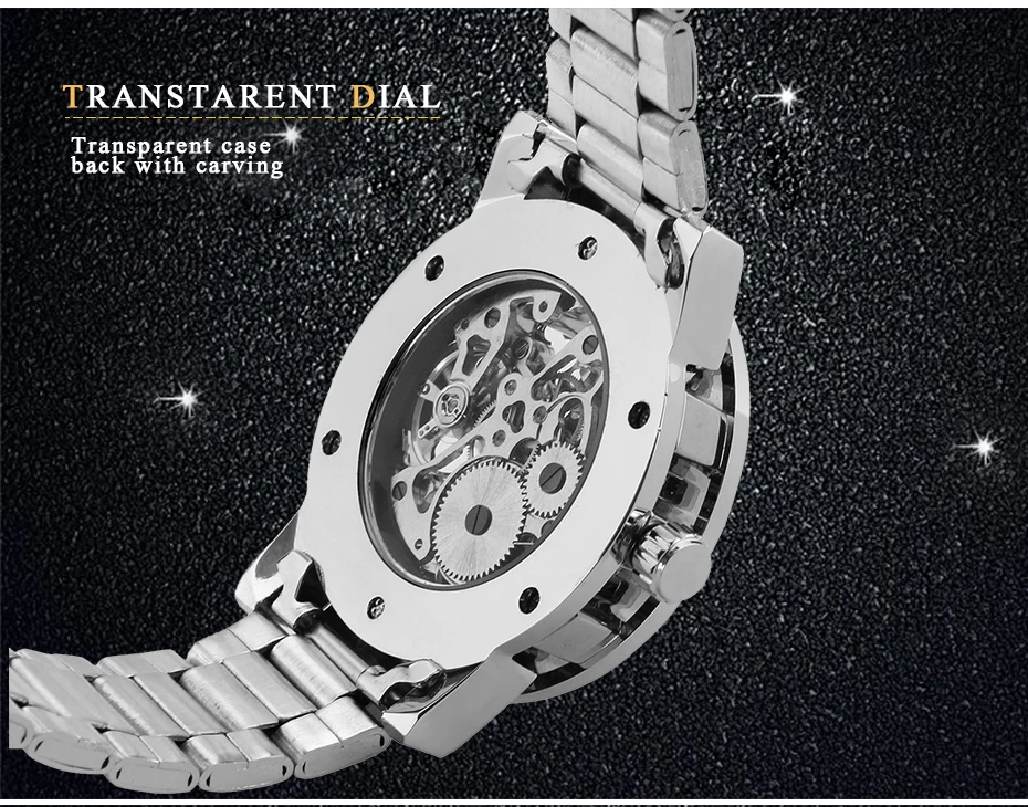 Роскошные Топ бренд победитель для мужчин Мода Скелет механические часы повседневное спортивные для мужчин s Классический Бизнес наручные часы Relogio Masculino