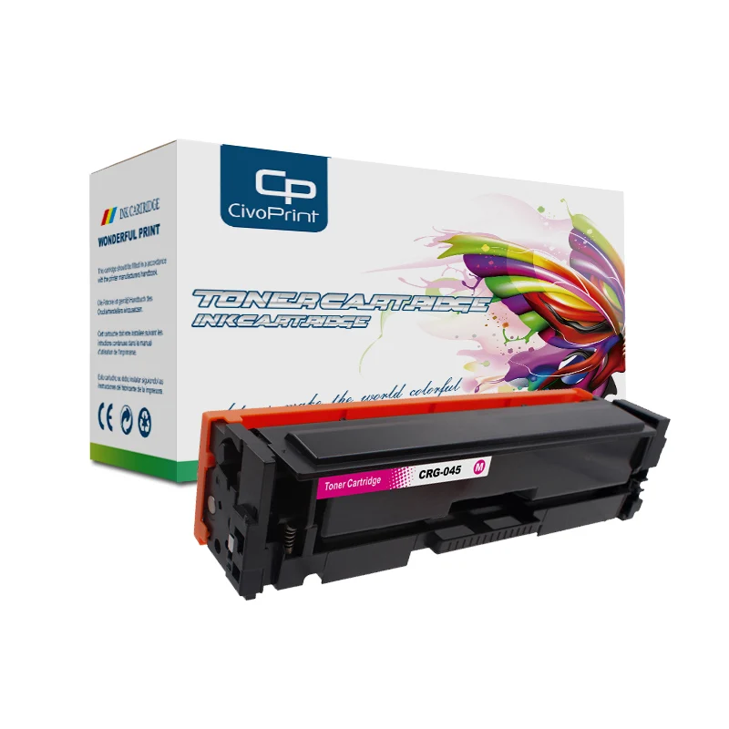 bund cricket De er civoprint Compatible 4 color Toner Cartridge CRG-045 045H for CANON  imageCLASS MF635Cx MF633Cdw MF631Cn LBP613Cdw Printer