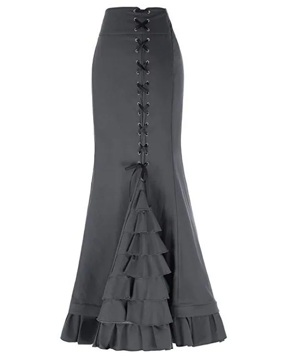 AliExpress, женское платье,, модное, сексуальное, рыбий хвост, пояс, жаккард, длинные юбки, юбка
