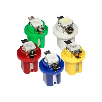 

20PCS B8.5D 1SMD Instrument Panel LED Light Gauge Cluster Bulbs Shifter Radio Switch Indicator Lamp