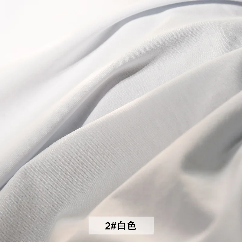 Sustainable Cotton Spandex Jersey Fabric for Women’s Dresses, Opaque Finish