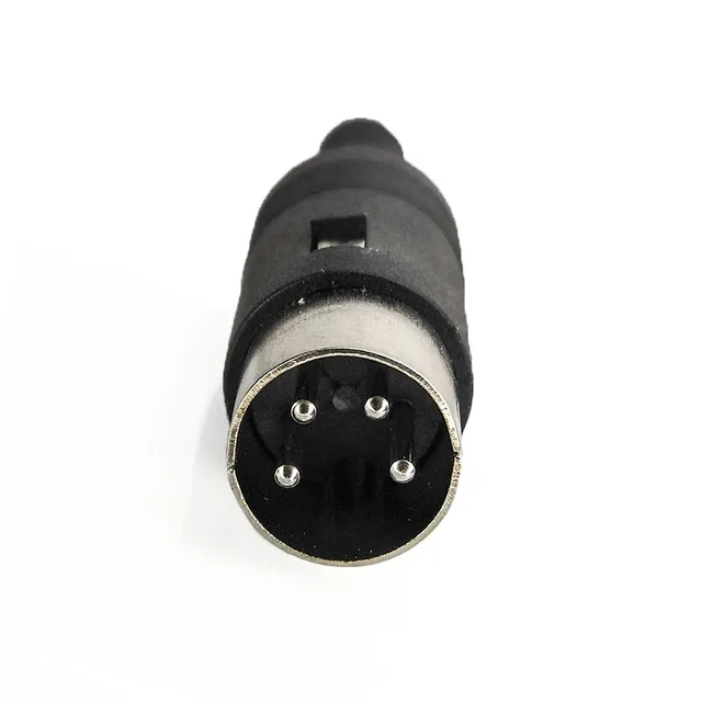 3 pcs/lot 3/4/5/6/7/8 Pin JR3970 DIN S-Type Male And Female Power Plug Connectors Cold Pressure Jack Solderless Plastic Keyboard 4 PinMale