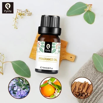 

Pyrrla 10ml Water-soluble Flower Fruit Fragrance Essential Oil Relieve Stress for Humidifier Aroma Lamp Peppermint Coconut Lotus