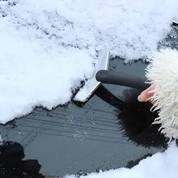 

Winter Snow And Ice Removal Stainless Steel Ice Shovel Snow Shovel For Car Auto Accessories Anti-Ski Shovel