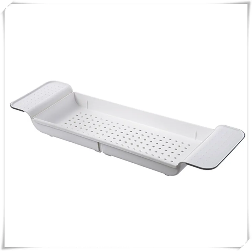 bathtub shelf A white