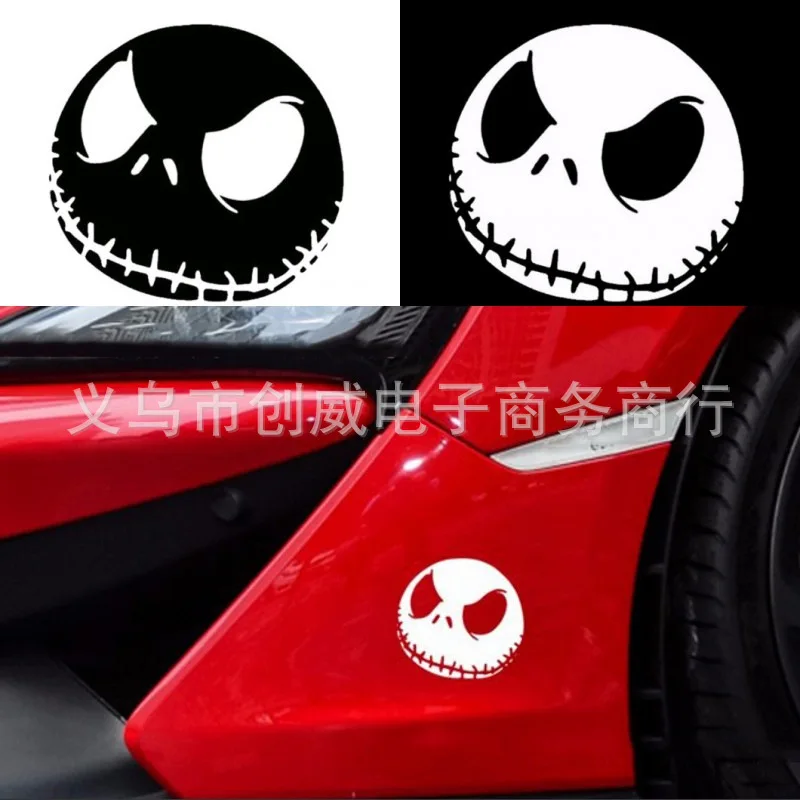 Поперечная граница для AliExpress паровой бампер наклейки DIY модные автомобильные наклейки привидения клейкая бумага Хэллоуин бампер наклейки