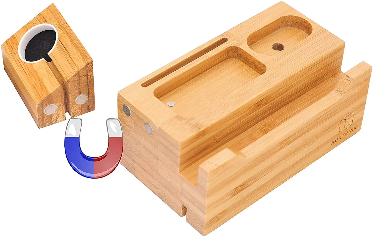 Деревянная зарядная станция подставка держатель для телефона док кабель