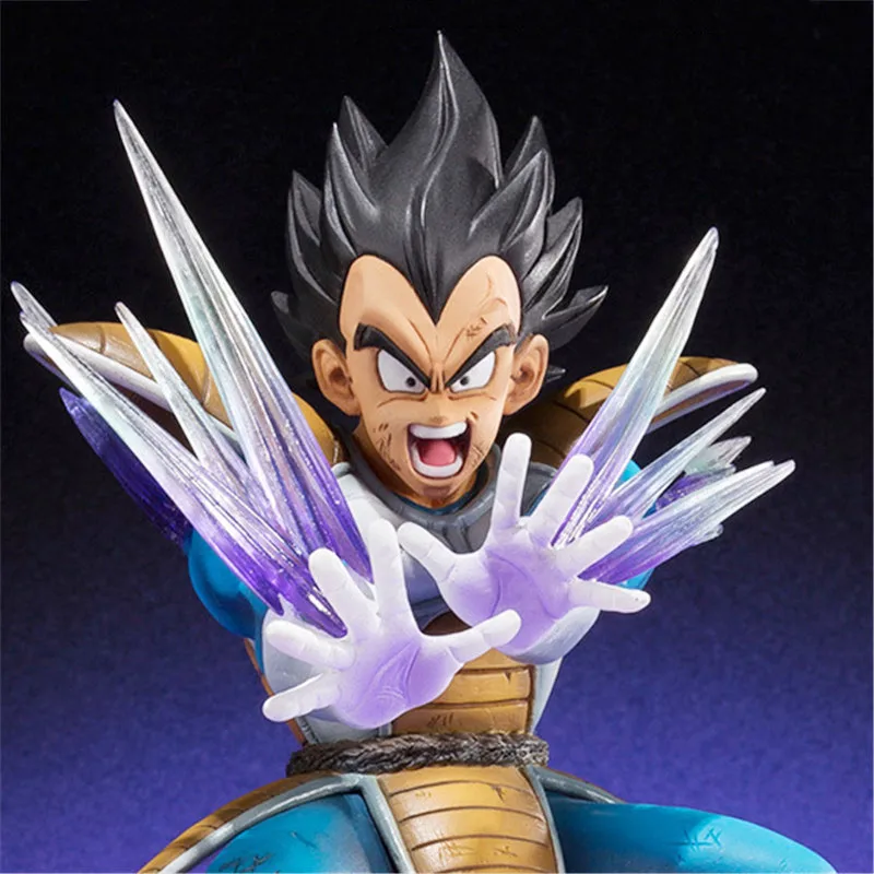 

Cheng yuan Anime Seven Dragon Ball 15 # Single Model Dragon Ball Vegeta Battle Suit Wear-Click Gun, Flash Garage Kit