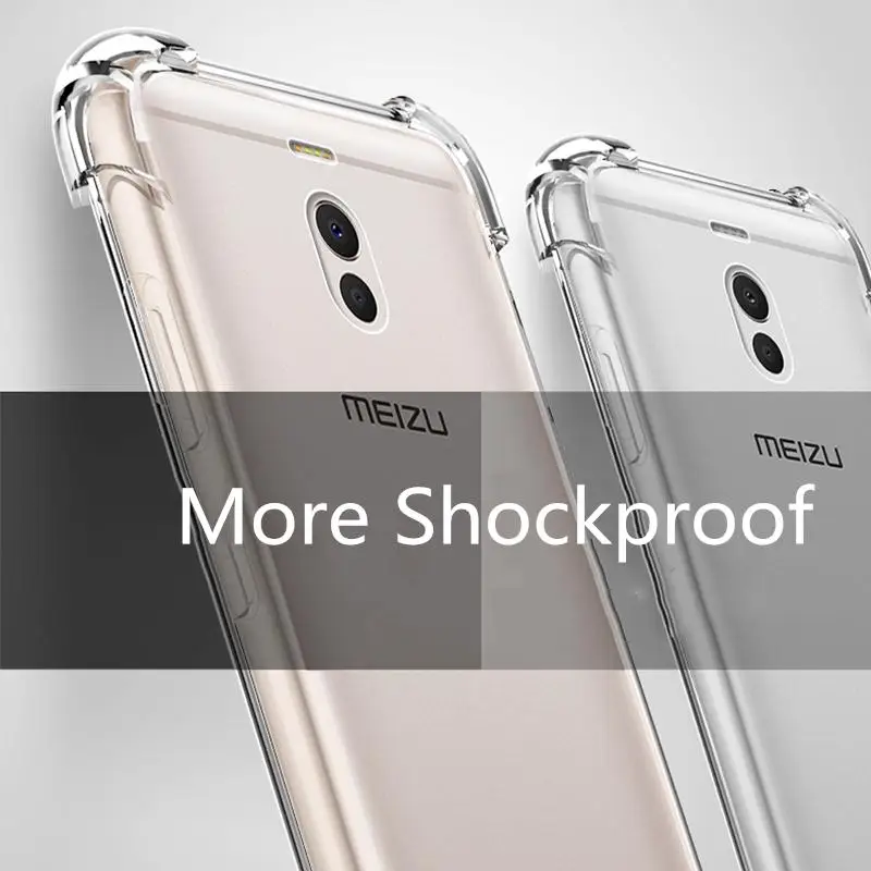 

Clear Phone Case For Meizu Note8 X8 M5C 16 15 Plus For M5S 5C S6 M5 M6 M8 E3 Pro7 Plus Phone Case Made For Transparent Silicone