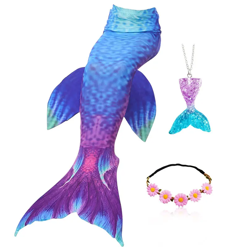 sexy costumes for women The Little Mermaid Tails Can Add Monofin Swimwear for Kids Adults Halloween Cosplay swimmable Bathing Suit Mermaid Costumes ninja costume women