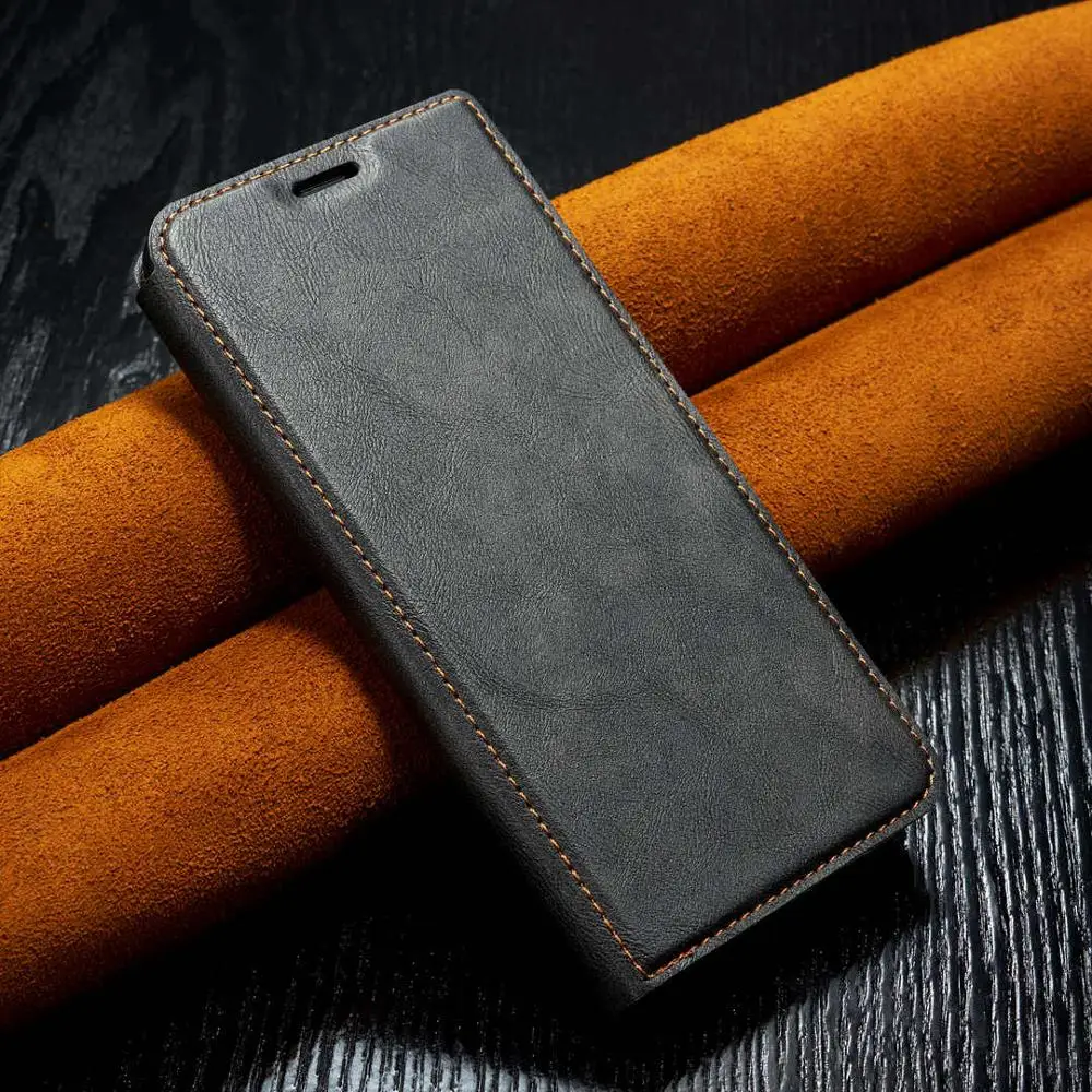 Роскошный кожаный флип-чехол для телефона Redmi Note7 Note6 Pro магнитный Ультратонкий