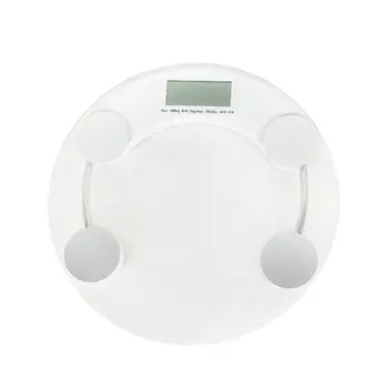 

180Kg 5mm/4mm Household Digital Electronic Weighing Body Weight Round Fitness Glass Scale Hot Selling Market Trend