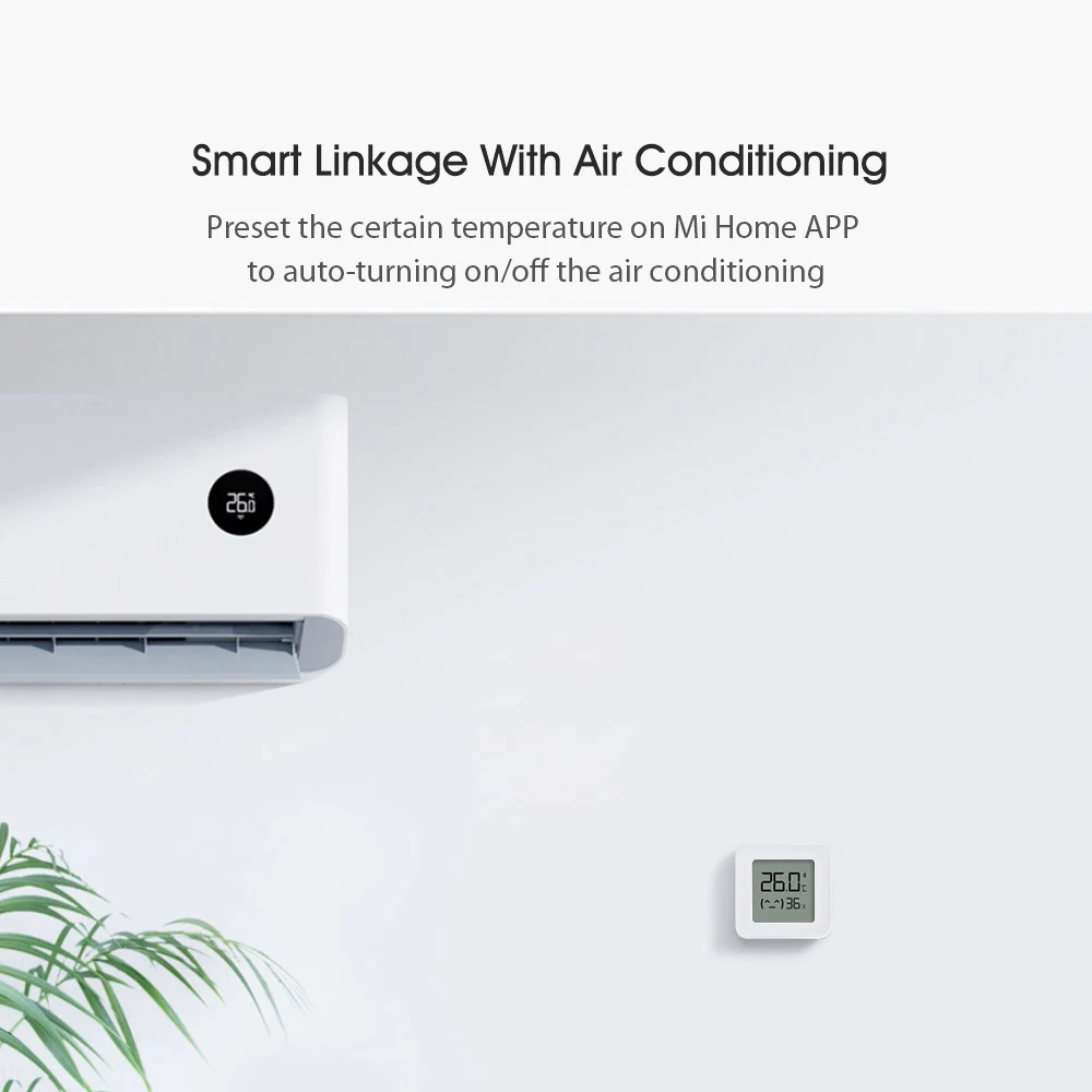 Новейшая версия XIAOMI Mijia Bluetooth термометр 2 беспроводной умный электрический цифровой гигрометр термометр работает с приложением Mijia