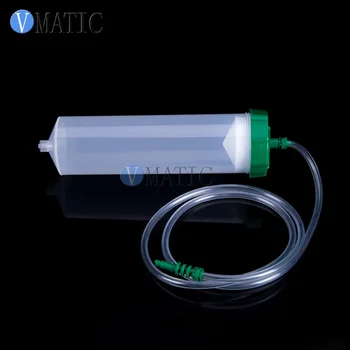 

High Quality 300cc/ml Helix Luer Lock Tip Dispenser Pneumatic Syringe Barrel Dispensing Syringe Barrel With Adapter