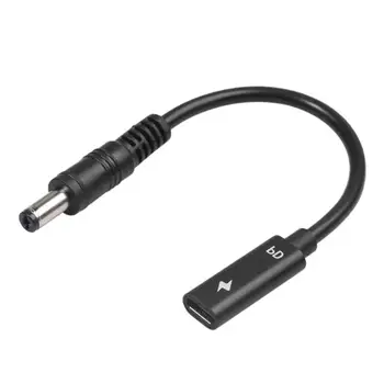 

Type-C Female to DC 5.5x2.1mm Male with PD Charging Adapter Cable for PC