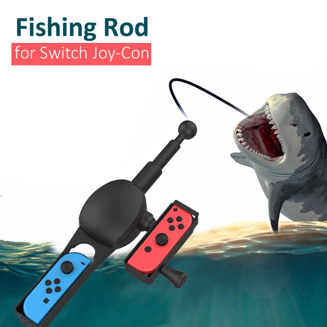 NS Switch Fishing Rod for Bass Pro Shops /Legendary Fishing for Nintendo  Switch OLED Joy-Con Fishing Game Controller Accessories - AliExpress