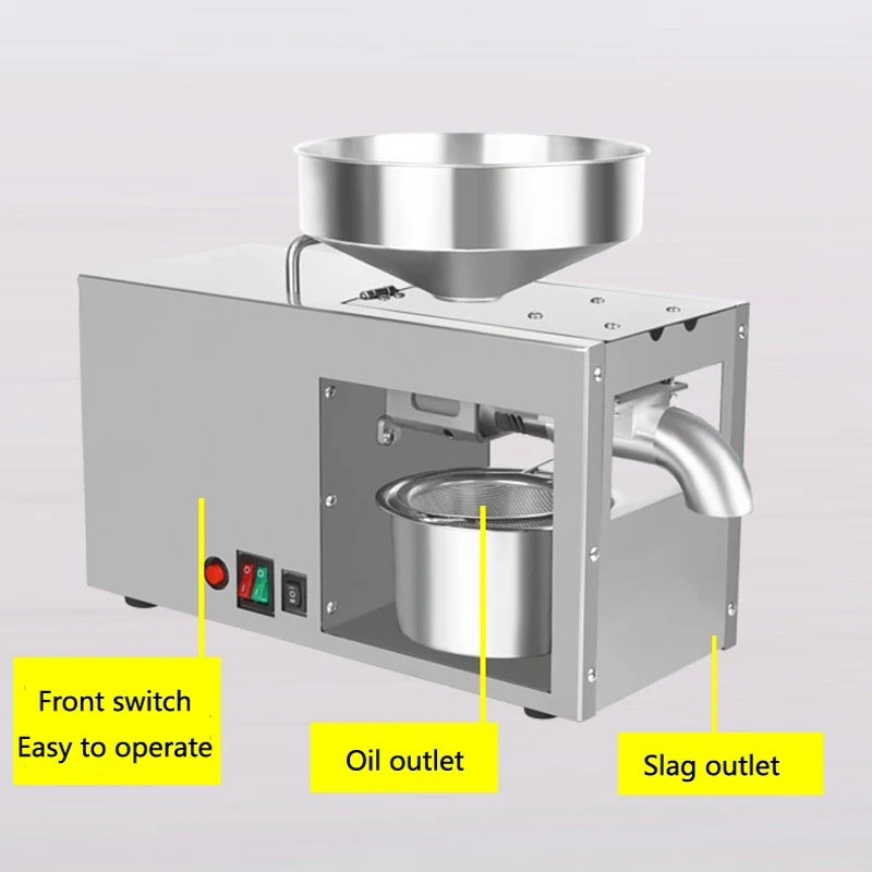 Бытовой пресс для масла, холодный горячий пресс для арахиса, небольшой домашний автоматический мини-машина для Экстракции Семян масла