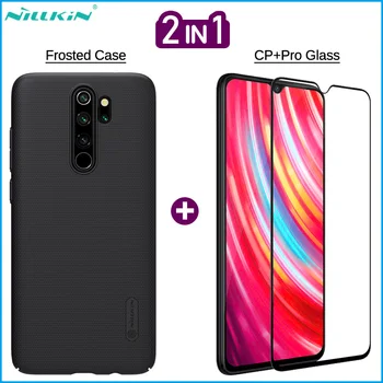 

Nillkin 2-in-1 Phone Frosted Case+Screen Protector for Xiaomi Redmi Note 9S 9 Pro Max 8T 7 8 Pro Full Cover Tempered Glass