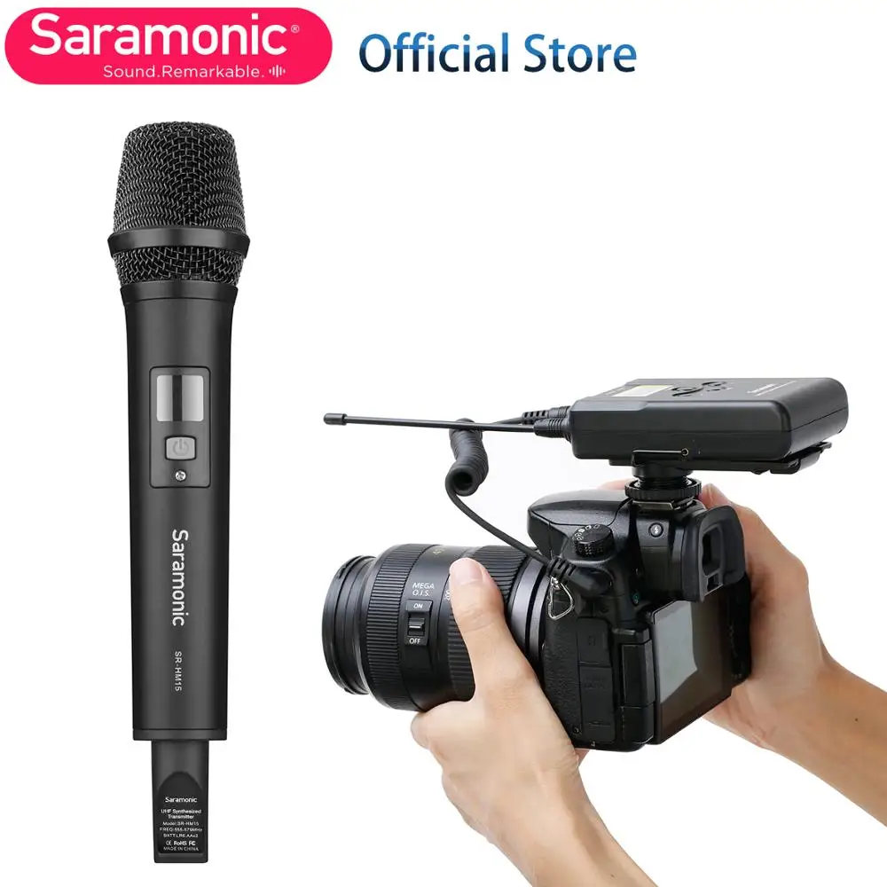 Saramonic UwMic15/A/B UHF 16-канальный Всенаправленный беспроводной петличный микрофон