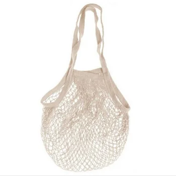 

2pcs All cotton mesh bag Shopping bag Fruit mesh bag Vegetable mesh bag