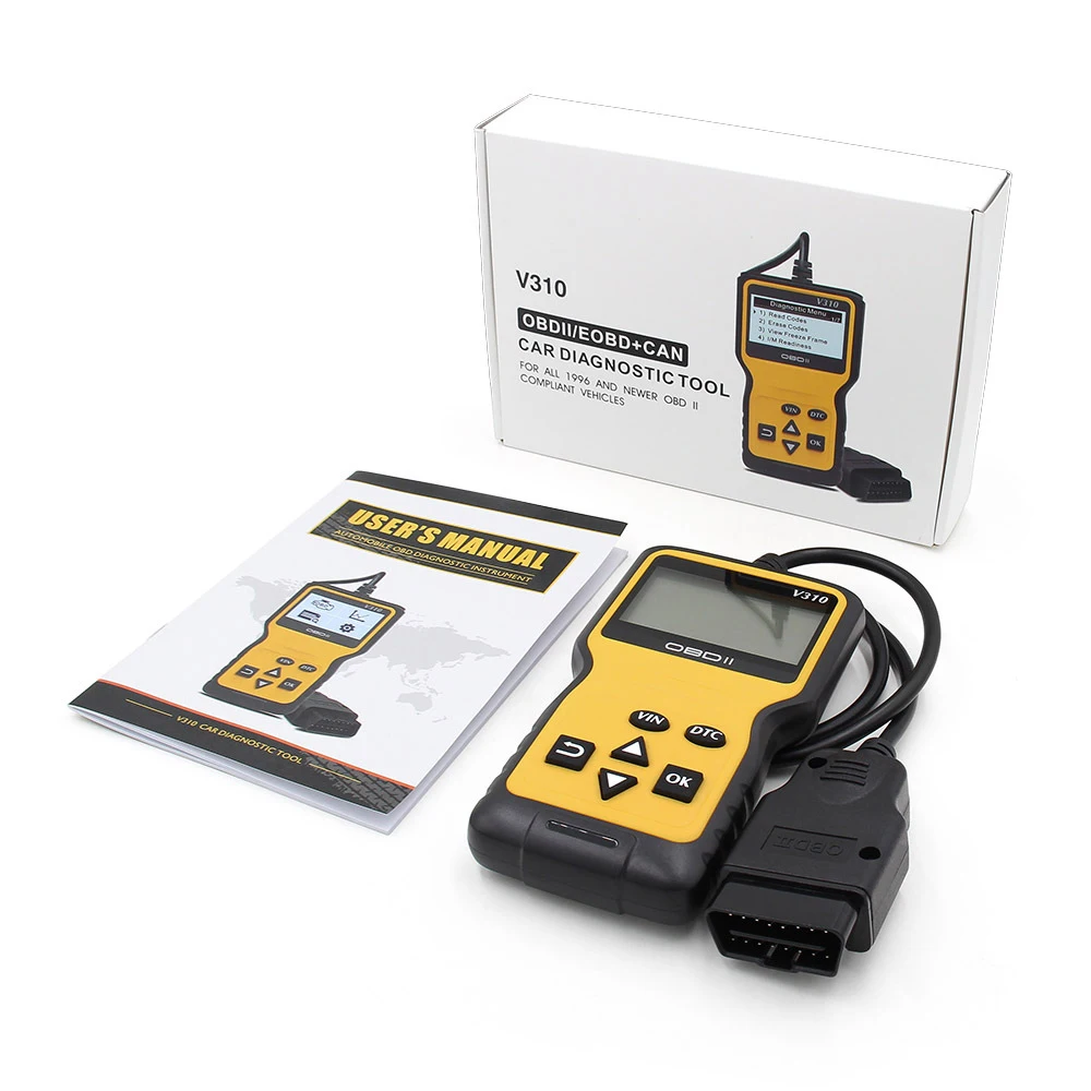 Считыватель кодов V310 V1.1 OBDII/EOBD автомобильный диагностический инструмент сканер