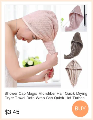 Шапочка для душа Волшебная микрофибра для волос быстросохнущая сушилка для полотенец банная обертка Кепка быстрая шапка тюрбан сухая шапочка для душа шапочка для волос