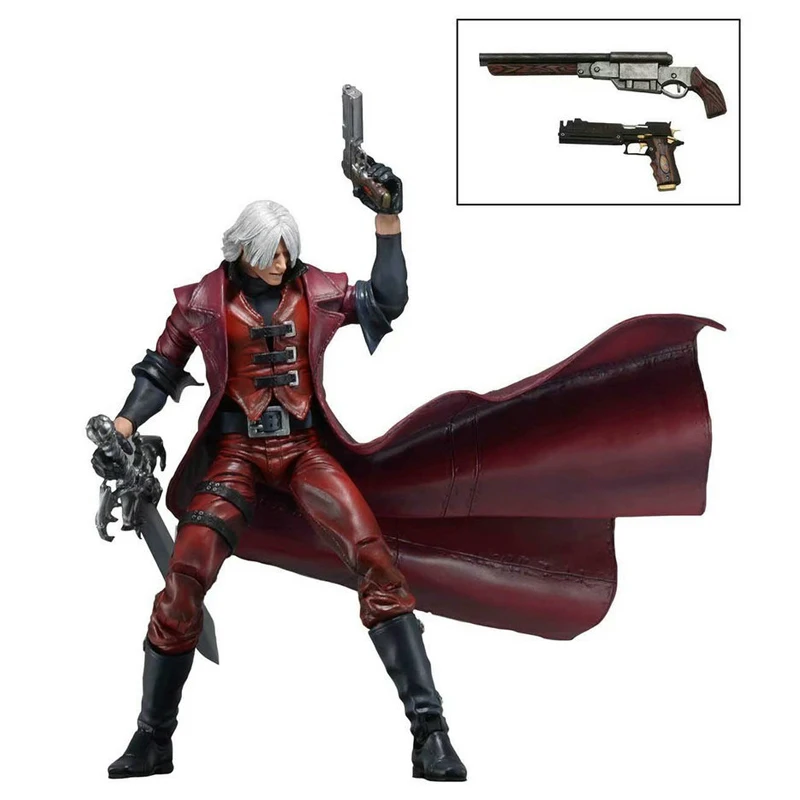 NECA 7 дюймовая экшн фигурка дьявола Мэй Плач сын Данте Спартанский ПВХ Модель