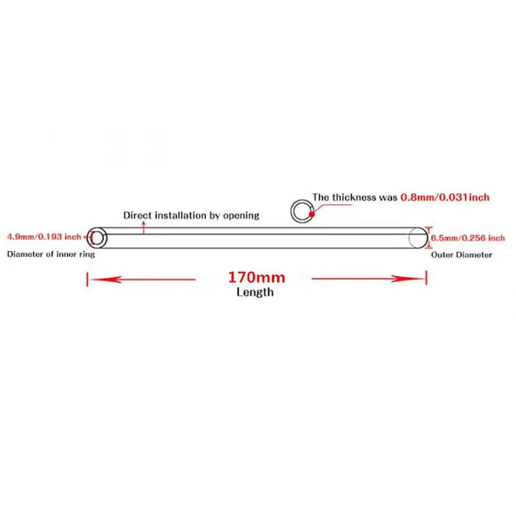 Reflective Circle Spoke Key MTB Bicycle Bike Spoke Steel Wire Anchoring Stripe Warning Strips Spokes