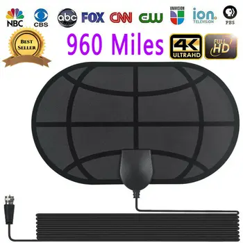 

960 Mile Range Antenna TV Digital HD Skywire 4K Antena Digital Indoor HDTV 1080p