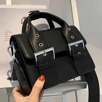 

Elegant Female Square Tote bag 2020 Fashion New High quality PU Leather Women's Designer Handbag Vintage Shoulder Messenger Bag