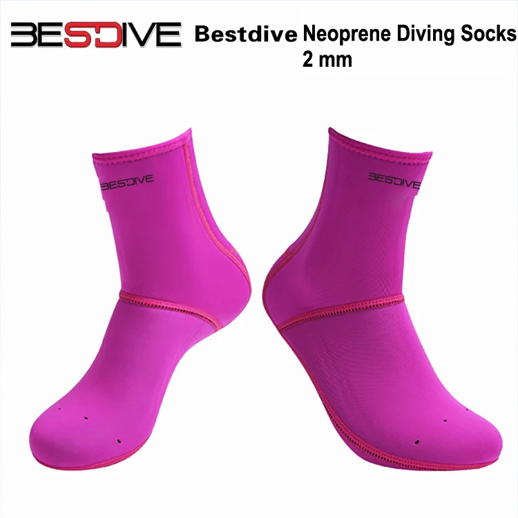 Неопреновые носки для подводного плавания серфинга обувь воды Bestdive 2 5 3 мм теплые