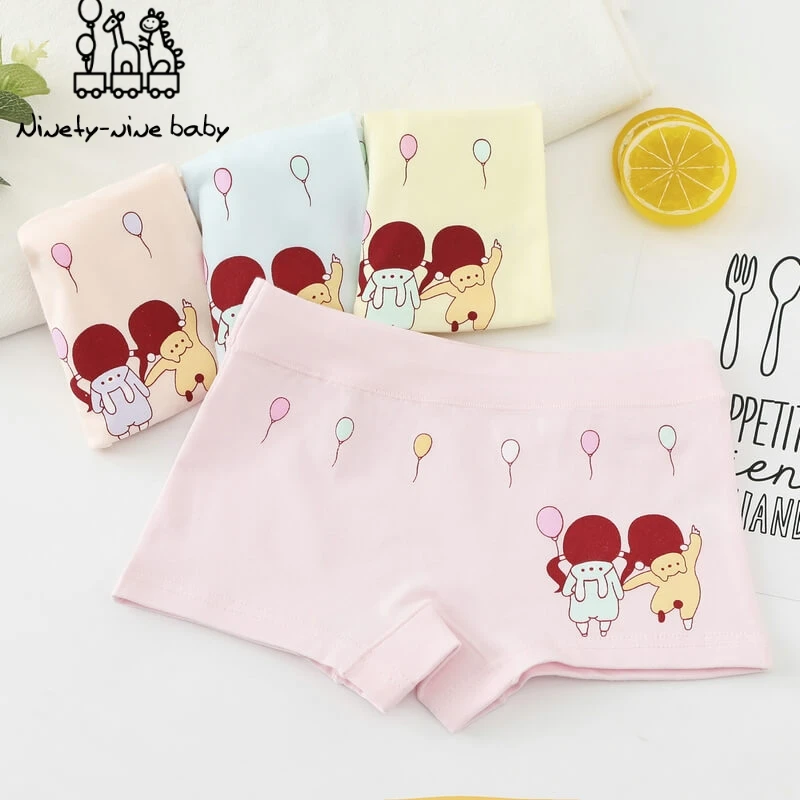 randomly 5pcs Нижнее белье с героями мультфильмов для девочек детские хлопковые трусики детское мягкое нижнее белье детские трусы-боксеры для девочек, детская одежда - Цвет: randomly 5pcs