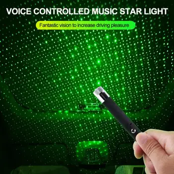 

Upgrade Strobe Breathing Car USB Starlight Sound Control Roof Usb Starlight Atmosphere Light Adjustable Multiple Lighting Effect