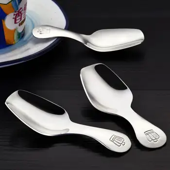 

Mini 304 Stainless Steel Spoon Coffee Ice Cream Soup Short Handle Spoon Children Gift Kitchen Tools Kitchen Accessories Home