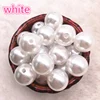 Ivoy – perles rondes en ABS avec ou sans trou, 6-16mm, Imitation de perles blanches, fabrication de bijoux, accessoires pour boucles d'oreilles, DIY, vente en gros ► Photo 3/6