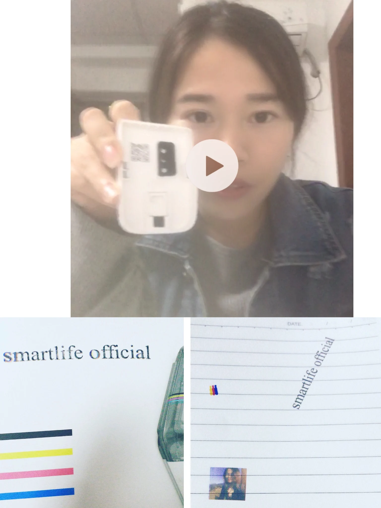 

Smartlife Exclusive Printer Cube(Mbrush)-The World's Smallest Mobile Color Printer Logo Print Cool Gadget for Designers