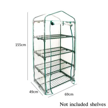 

Greenhouse Mini Outdoor Growbag Growhouse PVC Cover Plastic Garden A/B/C Model