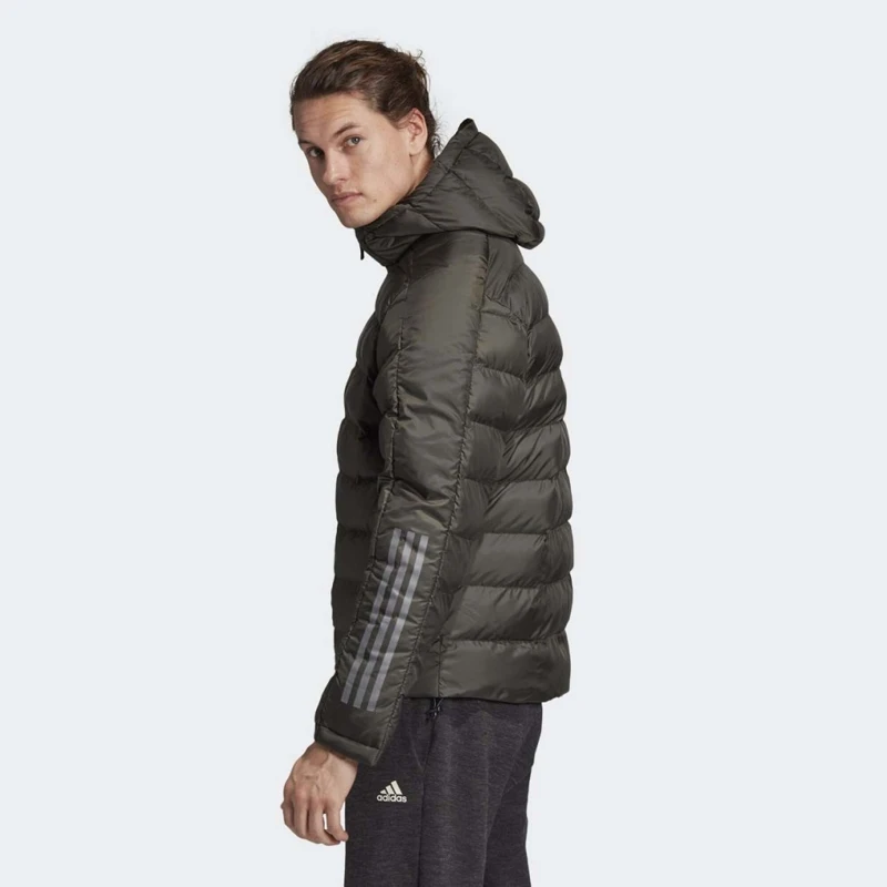 Arco iris Adaptado boicotear Men's Adidas Jacket, Itavic 3-Stripes 2.0 Padded Hooded FZ, DZ1410 men's  jacket clothing outerwear male skiing winter sport outdoors _ - AliExpress  Mobile
