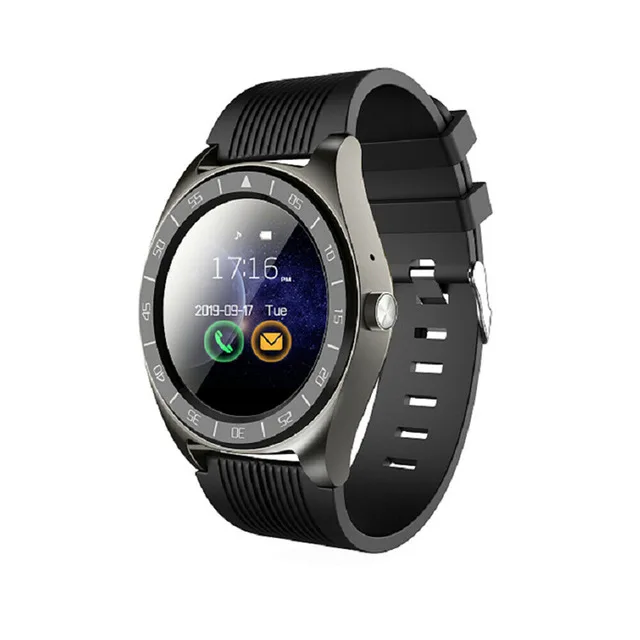 Sport Men Smart Watch v5 sim card android camera rounded Answer Call Dial Call Smartwatch Heart Rate Fitness Tracker