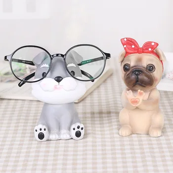 

Cute Animal Glasses Frame Tree Fat Decoration Crafts Multifunctional Storage Rack Creative Furnishing Eye Protection Bracket