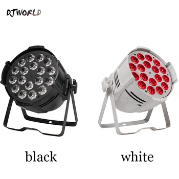 

Djworld Big Cast aluminum LED Par Light 18x18W RGBWA+UV 6 in 1 Lighting PowerCon Plug Wash Effect For Dj Disco Party Dance Floor