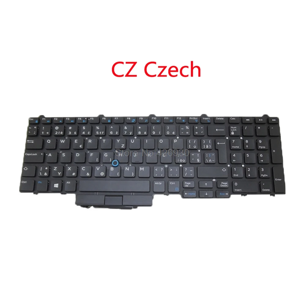 Ноутбук США BR CA JP NE NW SW клавиатура для DELL Latitude E5550 5550 E5570 5580 7510 3510 M3510 3520 7520 7720 7710 0FC46M