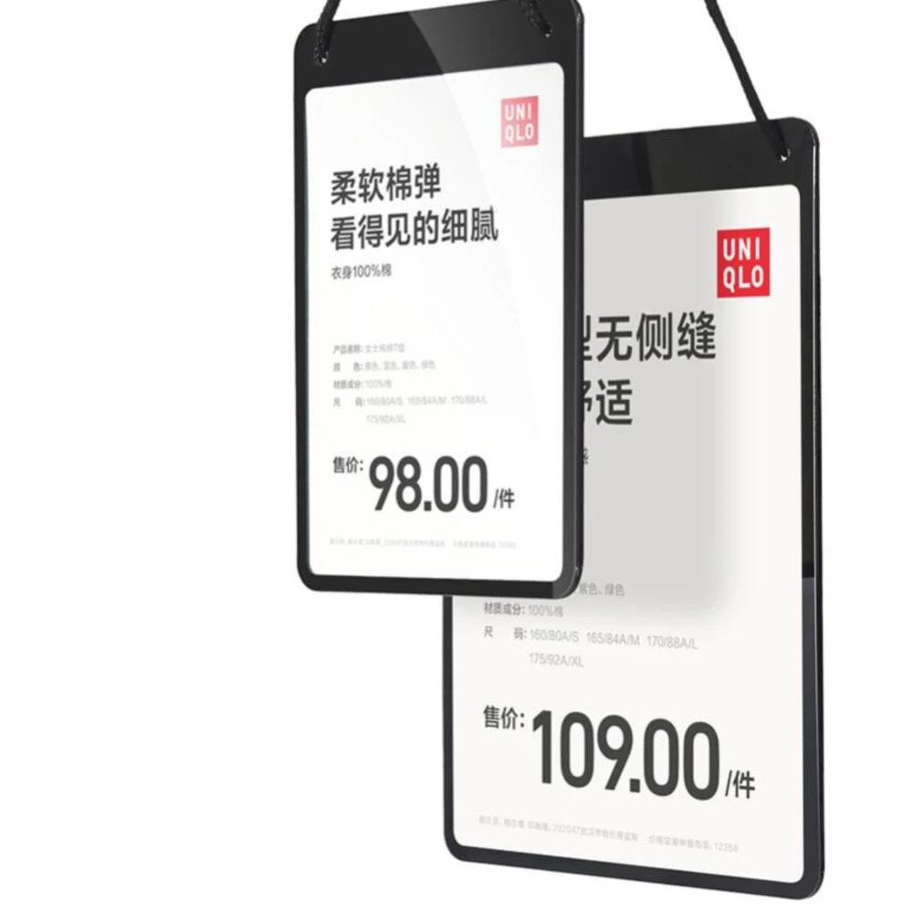 Shelf Hanging Business Hours Poster Display Information Price Sign Board Case