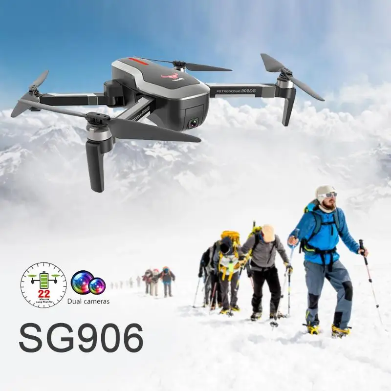

SG906 GPS RC Camera Drone With WIFI FPV 4K/1080P Brushless Optical Flow Selfie Drones Quadcopter With 1/2 Battery And Bag