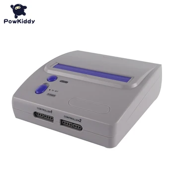 

Powkiddy TV Video Game Console for Snes 16 Bit Games with Two Wired Gamepads S-Video & NTSC AV Output Reminiscence of Childhood