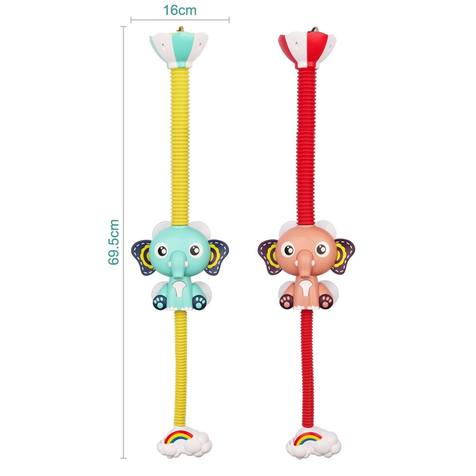 Cute Elephant Shape Children Faucet Shower Electric Water Spray Baby Bath Toys Parent-child Indoor Interactive Educational Games 6