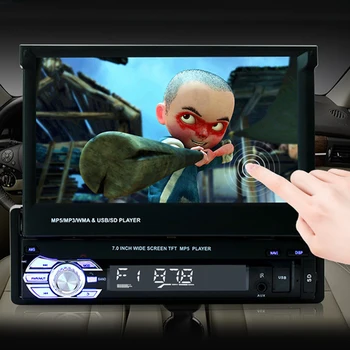 

1Pc 7 Inch Flexible Professional HD Car Mp5 Player 9601 Remote Control Car GPS Navigation Car Mp3 Palyer Auto Radio AIO Machine