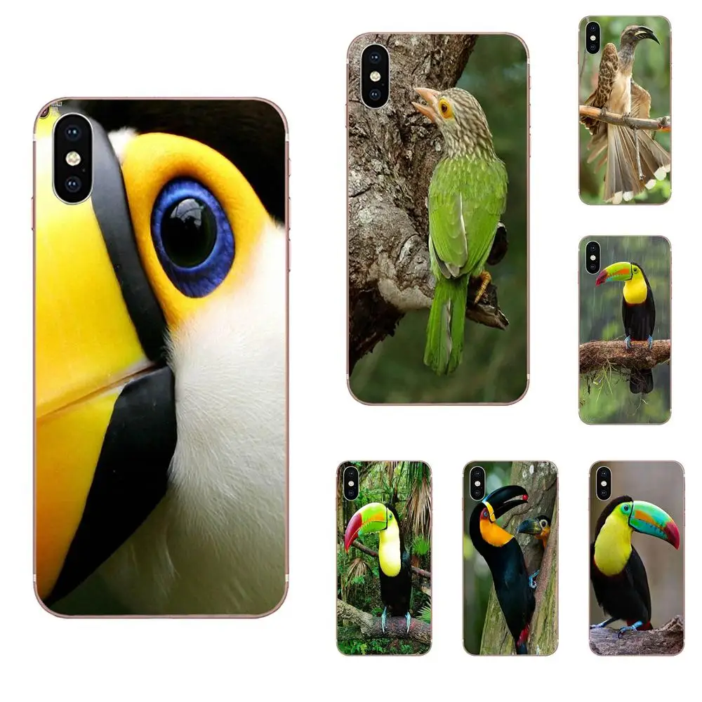 

Tropical Toucans Soft TPU Pattern Phone For Xiaomi Redmi Mi 4 7A 9T K20 CC9 CC9e Note 7 9 Y3 SE Pro Prime Go Play